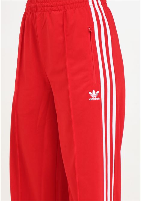 White and red women's track pants firebird loose ADIDAS ORIGINALS | IP0632.